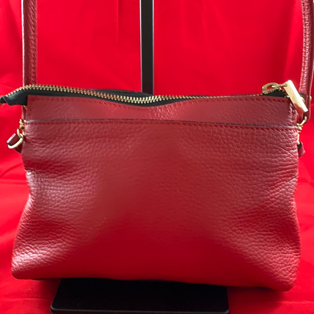 Made in Italy Leather Crossbody Purse